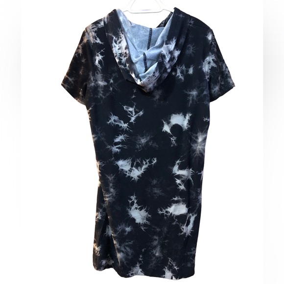 Tie Dye Hoodie Dress - Picture 2 of 3